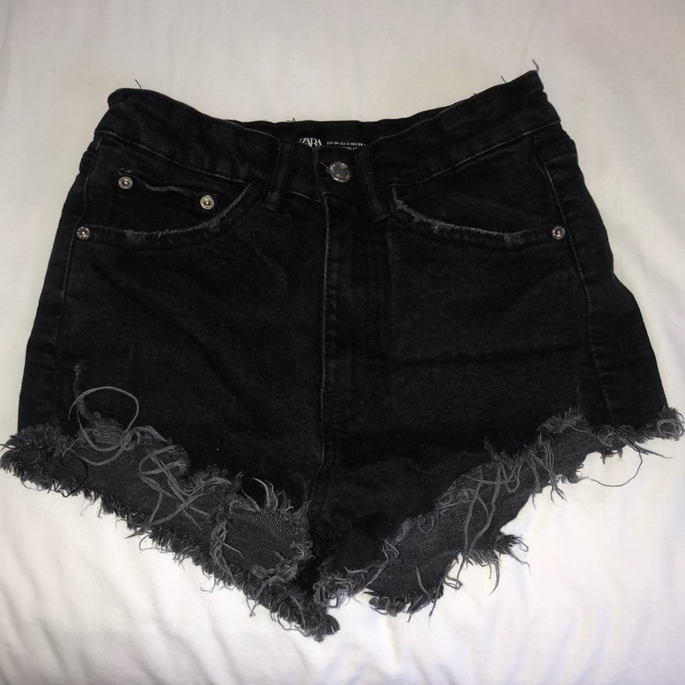 Denim shorts